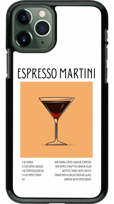 Coque iPhone 11 Pro - Cocktail recette Espresso Martini