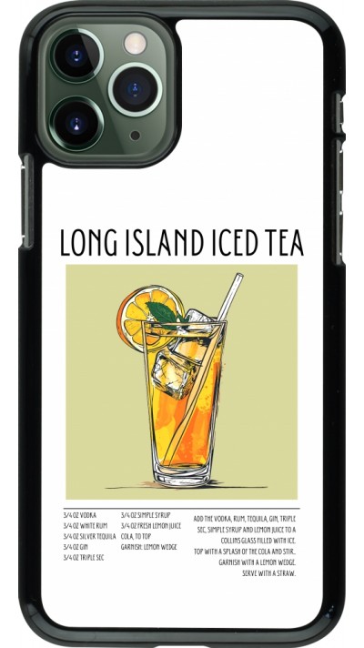 Coque iPhone 11 Pro - Cocktail recette Long Island Ice Tea