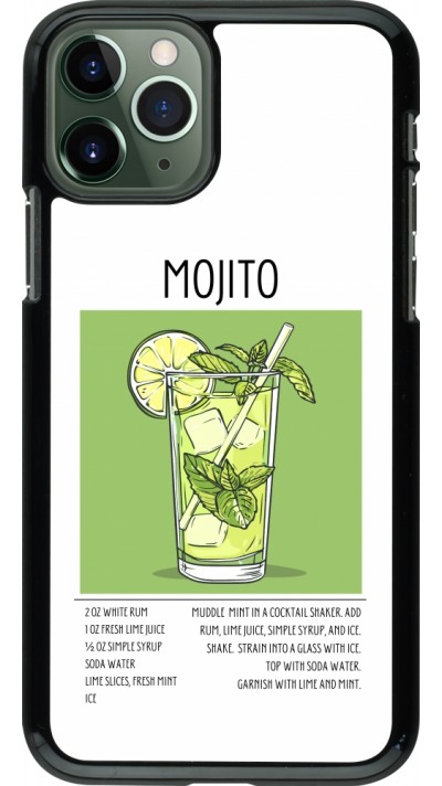iPhone 11 Pro Case Hülle - Cocktail Rezept Mojito