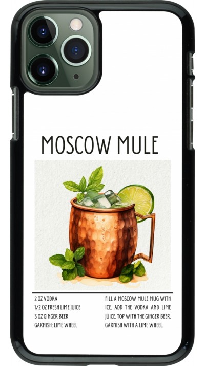 Coque iPhone 11 Pro - Cocktail recette Moscow Mule