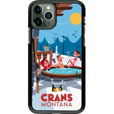 iPhone 11 Pro Case Hülle - Crans-Montana Mountain Jacuzzi