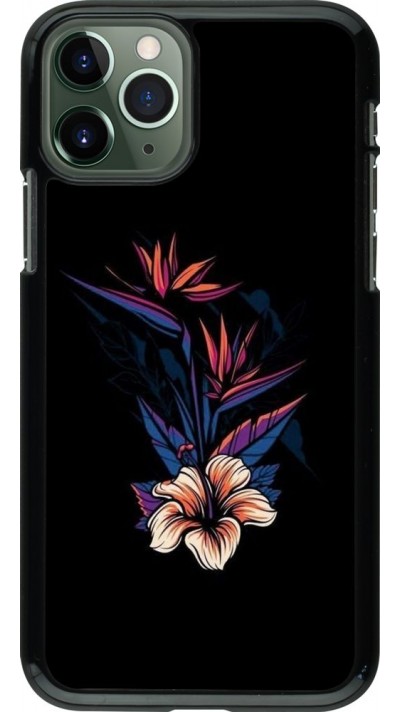 Coque iPhone 11 Pro - Dark Flowers