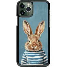 iPhone 11 Pro Case Hülle - Easter 2026 Rabbit navy