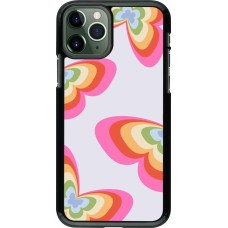 iPhone 11 Pro Case Hülle - Easter 2024 rainbow butterflies