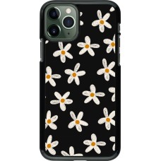 iPhone 11 Pro Case Hülle - Easter 2024 white on black flower