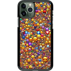 iPhone 11 Pro Case Hülle - Emoji gemischt