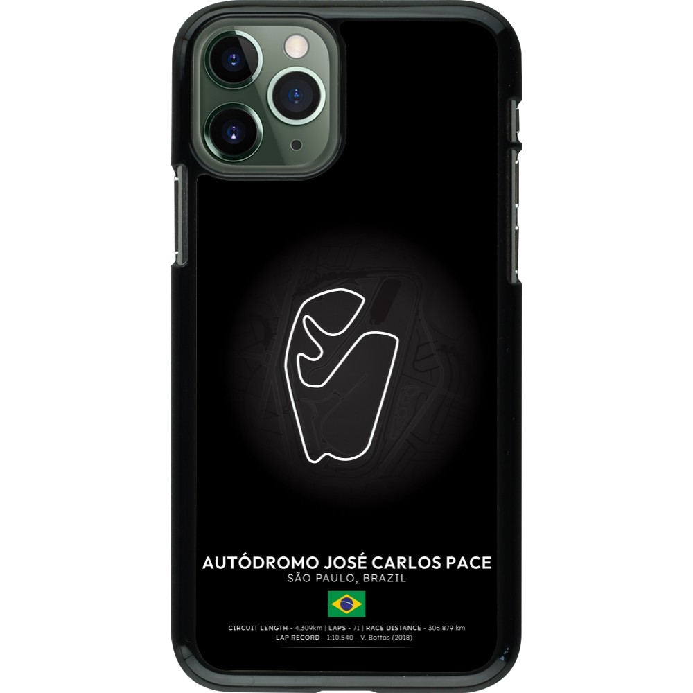 iPhone 11 Pro Case Hülle - F1 Track 2025 Brazil