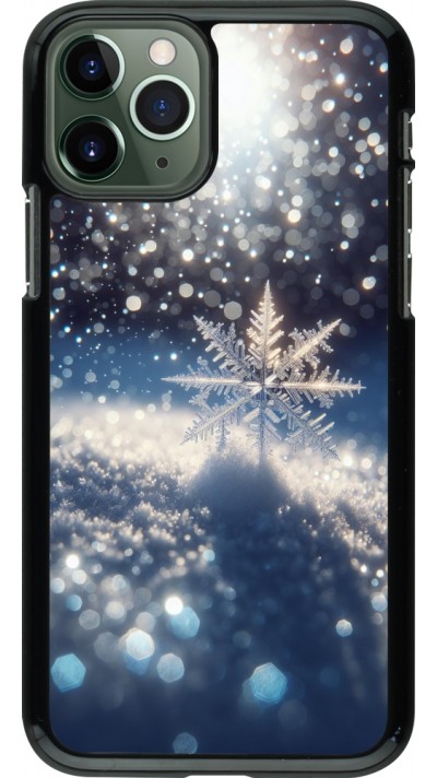 iPhone 11 Pro Case Hülle - Schneeflocke Solar Glanz