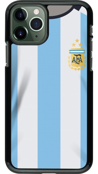 iPhone 11 Pro Case Hülle - Argentinien 2022 personalisierbares Fussballtrikot