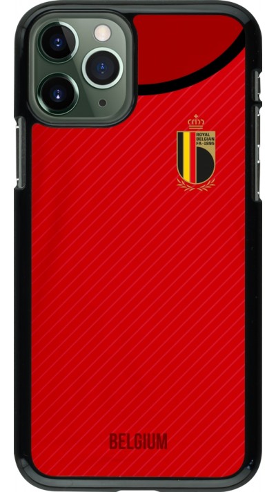 Coque iPhone 11 Pro - Maillot de football Belgique 2022 personnalisable