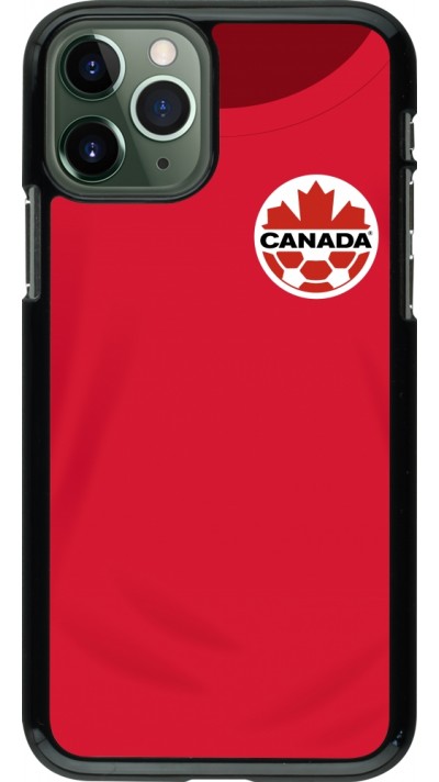 Coque iPhone 11 Pro - Maillot de football Canada 2022 personnalisable