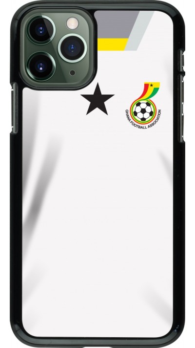 Coque iPhone 11 Pro - Maillot de football Ghana 2022 personnalisable