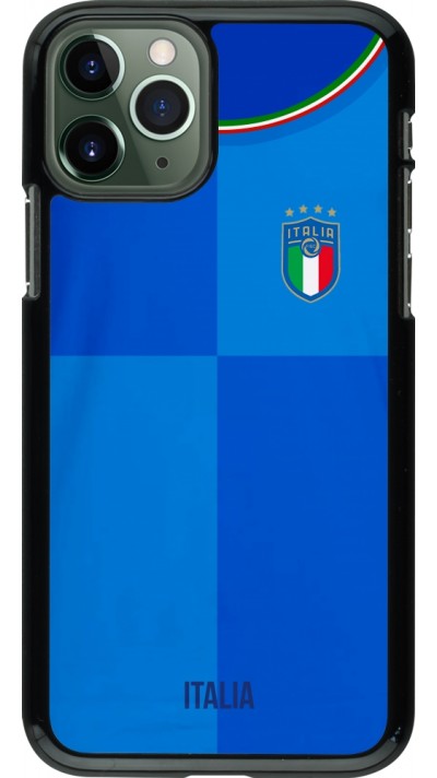 Coque iPhone 11 Pro - Maillot de football Italie 2022 personnalisable