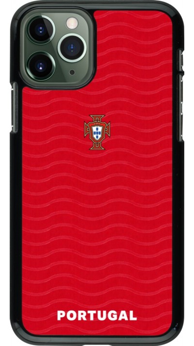 iPhone 11 Pro Case Hülle - Portugal 2026 personalisierbares Fussballtrikot
