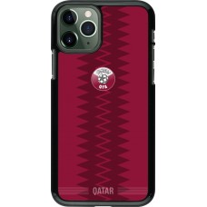 iPhone 11 Pro Case Hülle - Qatar 2026 personalisierbares Fussballtrikot
