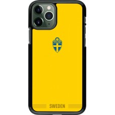 Coque iPhone 11 Pro - Maillot de football Suède 2026 personnalisable