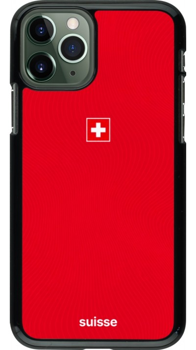 iPhone 11 Pro Case Hülle - Schweiz 2026 personalisierbares Fussballtrikot