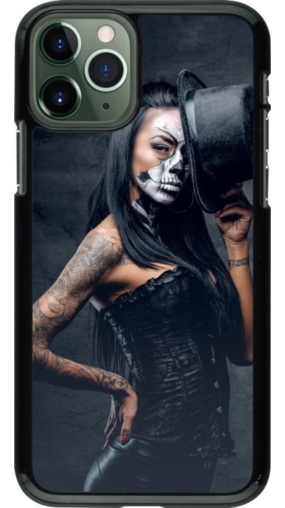 iPhone 11 Pro Case Hülle - Halloween 22 Tattooed Girl