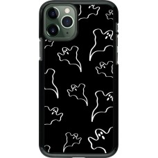 iPhone 11 Pro Case Hülle - Halloween 2024 black and white ghosts