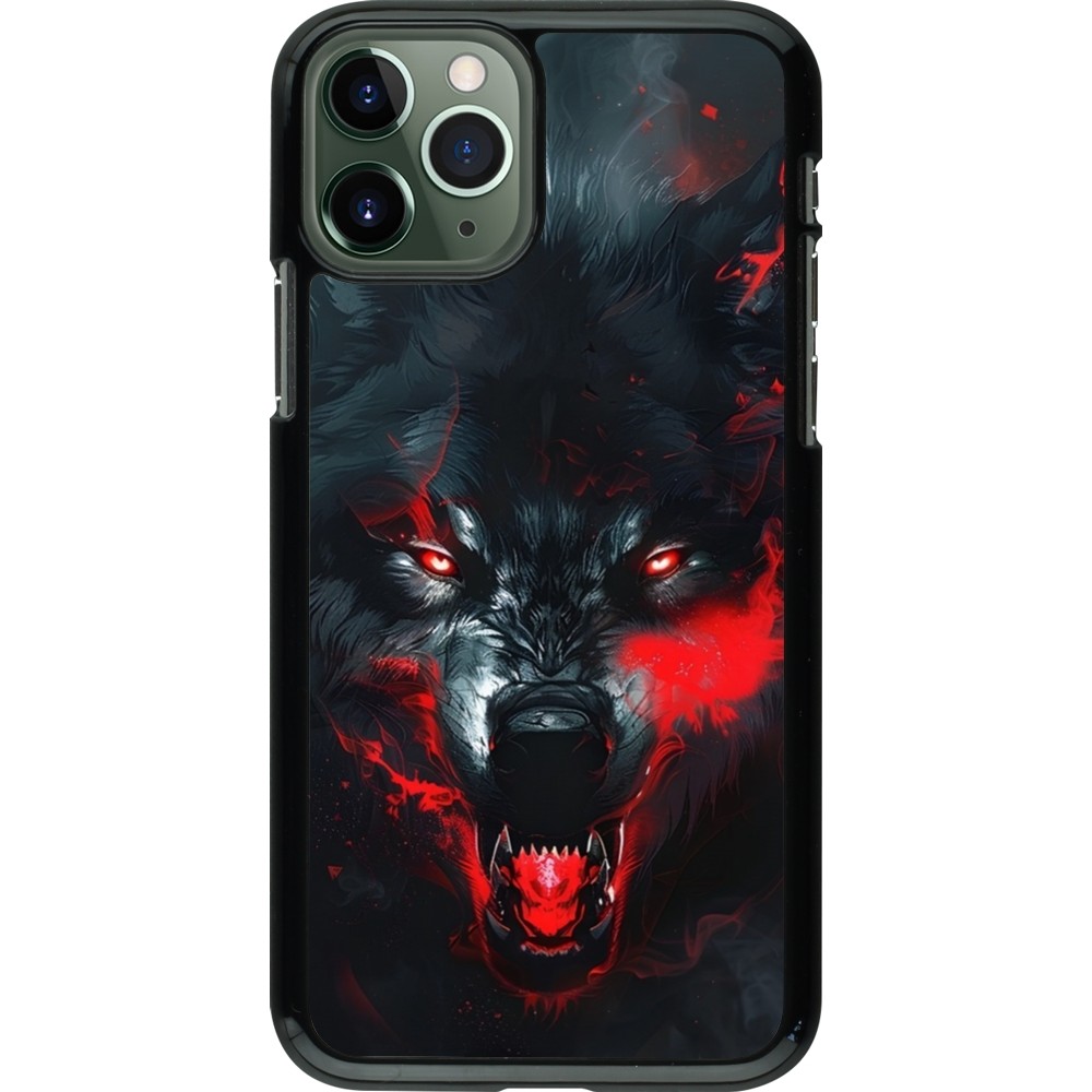 iPhone 11 Pro Case Hülle - Halloween 2024 mad werewolf