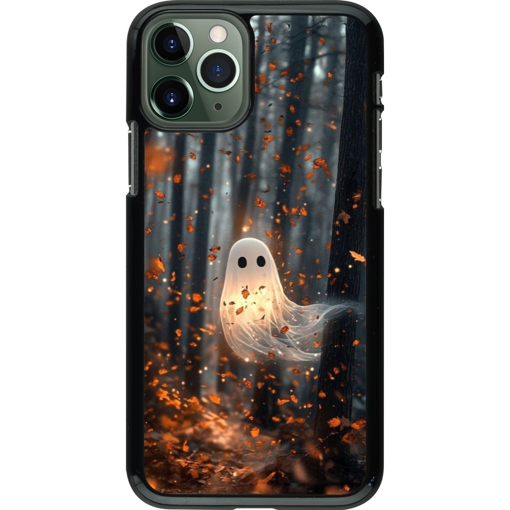 iPhone 11 Pro Case Hülle - Halloween 2025 Ghost in the forest