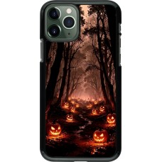 iPhone 11 Pro Case Hülle - Halloween 2025 Road of Terrifying Pumpkins