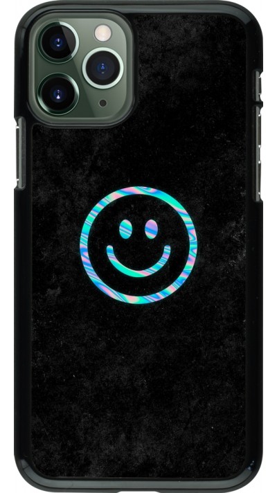 Coque iPhone 11 Pro - Happy smiley irisé