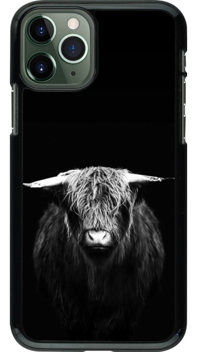 Coque iPhone 11 Pro - Highland calf black