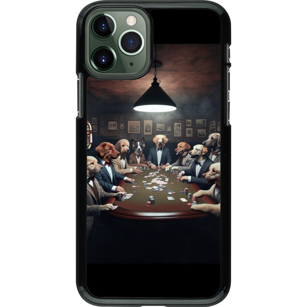 iPhone 11 Pro Case Hülle - Die Pokerhunde