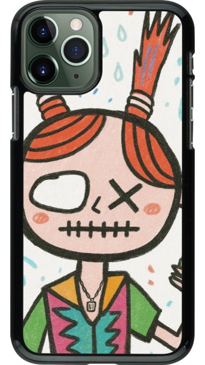 iPhone 11 Pro Case Hülle - Little Girl Sketch