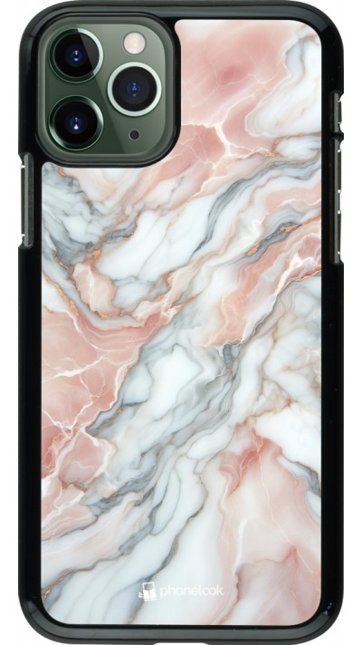 iPhone 11 Pro Case Hülle - Rosa Leuchtender Marmor