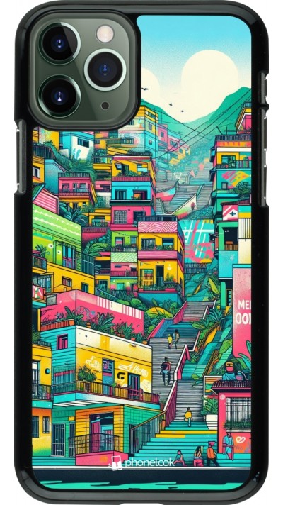 iPhone 11 Pro Case Hülle - Medellin Comuna 13 Kunst