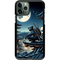 iPhone 11 Pro Case Hülle - Ninja unter dem Mond