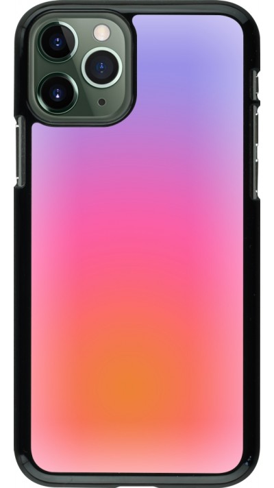 iPhone 11 Pro Case Hülle - Orange Pink Blue Gradient