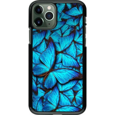 Hülle iPhone 11 Pro - Papillon - Bleu