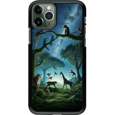 Coque iPhone 11 Pro - Paradis des animaux exotiques