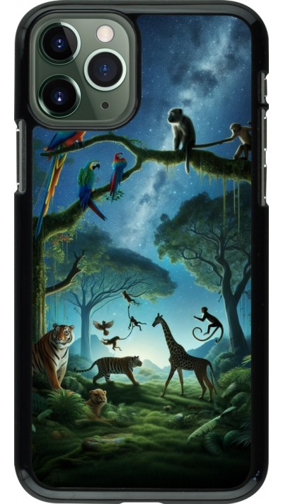 Coque iPhone 11 Pro - Paradis des animaux exotiques