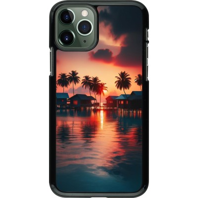 Coque iPhone 11 Pro - Paradis Maldives