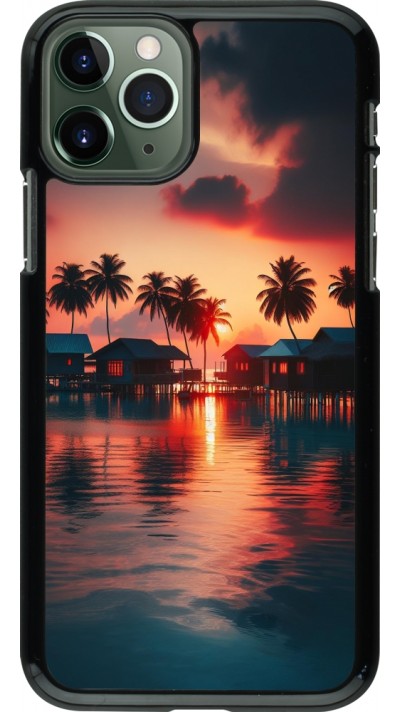Coque iPhone 11 Pro - Paradis Maldives