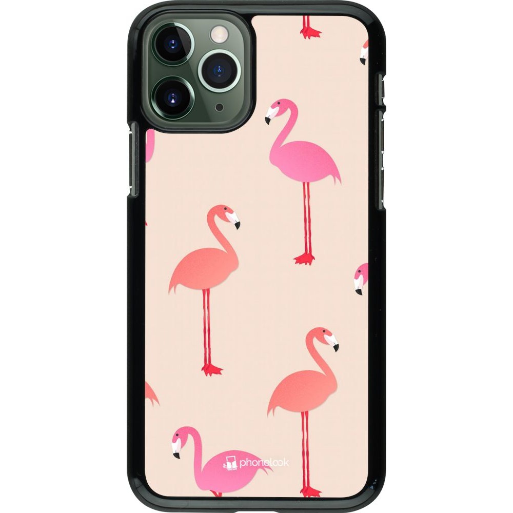 Hülle iPhone 11 Pro - Pink Flamingos Pattern