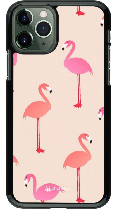 Hülle iPhone 11 Pro - Pink Flamingos Pattern