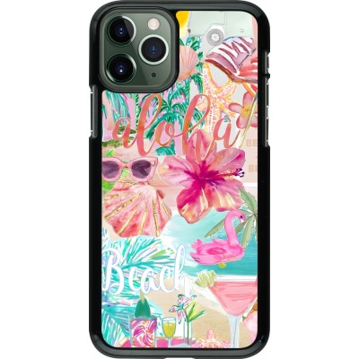 Coque iPhone 11 Pro - Preppy Collage Aloha