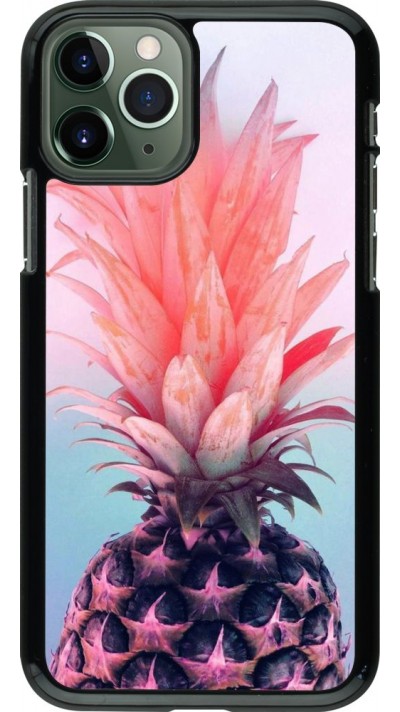 Hülle iPhone 11 Pro - Purple Pink Pineapple