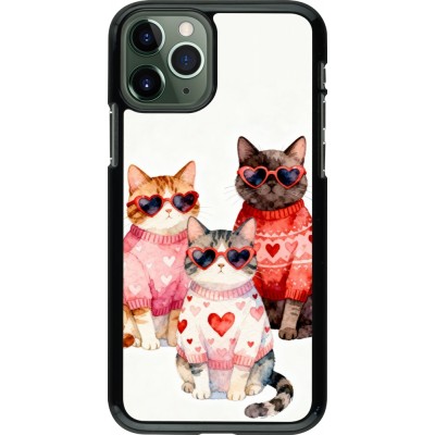 Coque iPhone 11 Pro - Saint Valentines Day 26 Cat Love