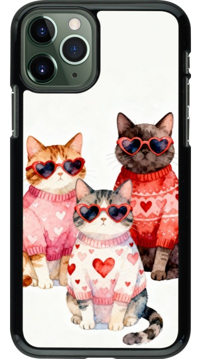 iPhone 11 Pro Case Hülle - Saint Valentines Day 26 Cat Love