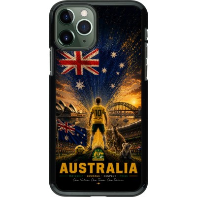 iPhone 11 Pro Case Hülle - Fussball Australien splash 2026