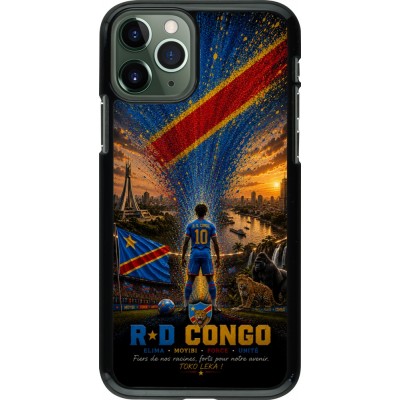 Coque iPhone 11 Pro - Football République démocratique du Congo splash 2026