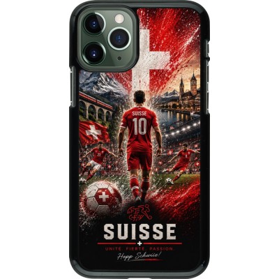 iPhone 11 Pro Case Hülle - Fussball Suisse splash 2026