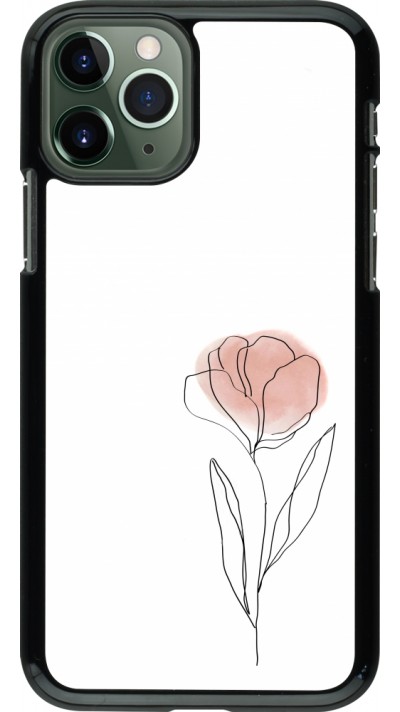 iPhone 11 Pro Case Hülle - Spring 23 minimalist flower