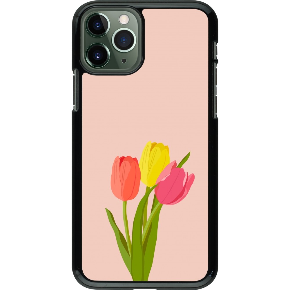 iPhone 11 Pro Case Hülle - Spring 23 tulip trio